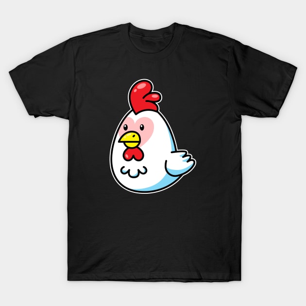 Chicky Chicken T-Shirt by rudypagnel